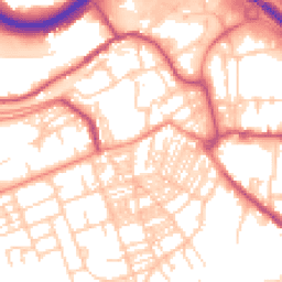 Daytime road noise heatmap for HX5 0AB