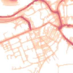 Daytime road noise heatmap for HX5 0AJ