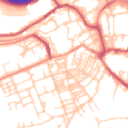 Daytime road noise heatmap for HX5 0AL