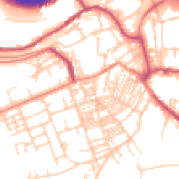 Daytime road noise heatmap for HX5 0AN
