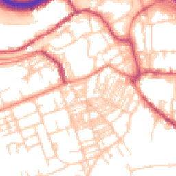 Daytime road noise heatmap for HX5 0AQ