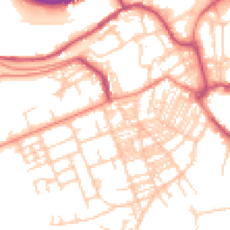 Daytime road noise heatmap for HX5 0AS