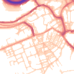 Daytime road noise heatmap for HX5 0AW