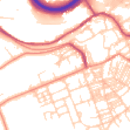 Daytime road noise heatmap for HX5 0AX