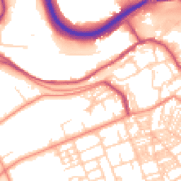 Daytime road noise heatmap for HX5 0BA