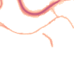 Night-time road noise heatmap for HX5 0BA