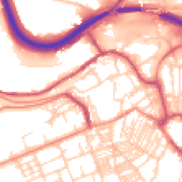 Daytime road noise heatmap for HX5 0BB