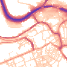 Daytime road noise heatmap for HX5 0BD