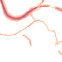 Night-time road noise heatmap for HX5 0BD