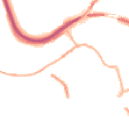 Night-time road noise heatmap for HX5 0BE
