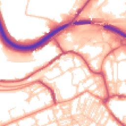 Daytime road noise heatmap for HX5 0BH