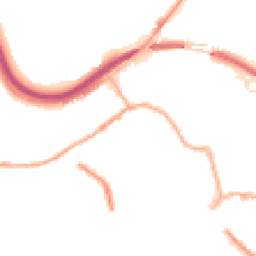 Night-time road noise heatmap for HX5 0BH