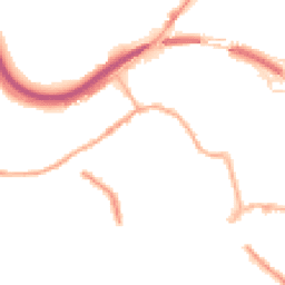 Night-time road noise heatmap for HX5 0BL