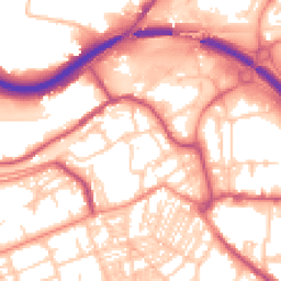 Daytime road noise heatmap for HX5 0BS