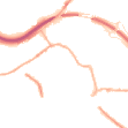 Night-time road noise heatmap for HX5 0BS