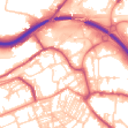 Daytime road noise heatmap for HX5 0BU