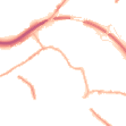 Night-time road noise heatmap for HX5 0BU