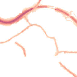 Night-time road noise heatmap for HX5 0BW