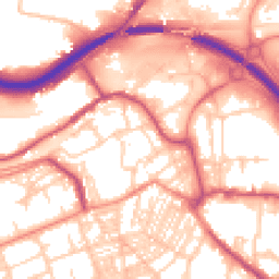 Daytime road noise heatmap for HX5 0BY