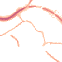 Night-time road noise heatmap for HX5 0BY