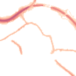 Night-time road noise heatmap for HX5 0DA