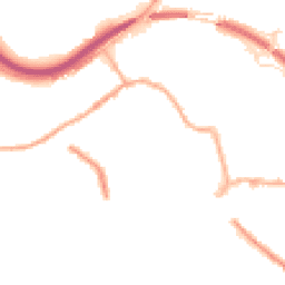 Night-time road noise heatmap for HX5 0DE