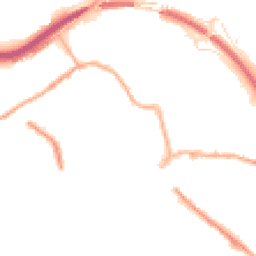 Night-time road noise heatmap for HX5 0DH