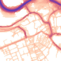 Daytime road noise heatmap for HX5 0DL
