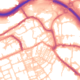 Daytime road noise heatmap for HX5 0DQ