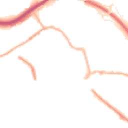 Night-time road noise heatmap for HX5 0DQ