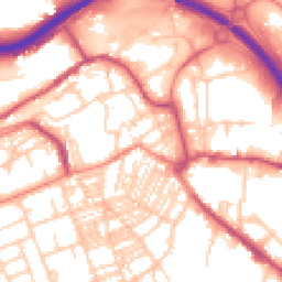 Daytime road noise heatmap for HX5 0EA