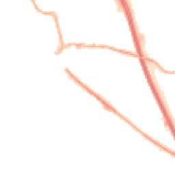 Night-time road noise heatmap for HX5 0ED