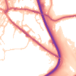 Daytime road noise heatmap for HX5 0EQ