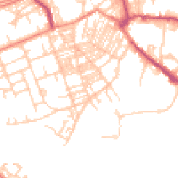 Daytime road noise heatmap for HX5 0HP