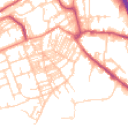 Daytime road noise heatmap for HX5 0JA