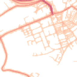 Daytime road noise heatmap for HX5 0LW