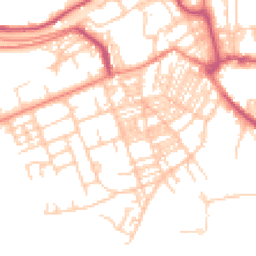 Daytime road noise heatmap for HX5 0NB