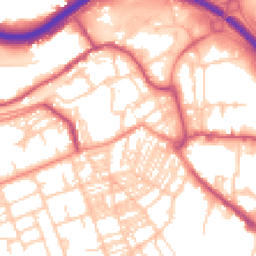 Daytime road noise heatmap for HX5 0PU