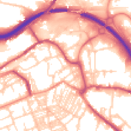 Daytime road noise heatmap for HX5 0RP