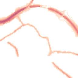 Night-time road noise heatmap for HX5 0RP