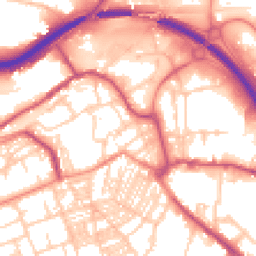 Daytime road noise heatmap for HX5 0RW