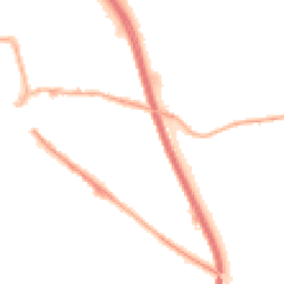 Night-time road noise heatmap for HX5 9AY