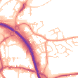 Daytime road noise heatmap for HX5 9EL