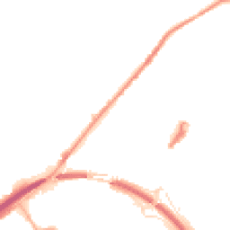 Night-time road noise heatmap for HX5 9HF