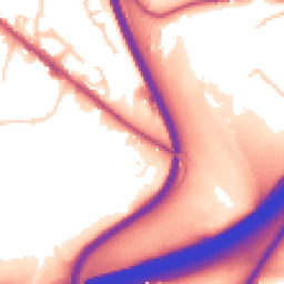 Daytime road noise heatmap for HX5 9JR