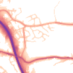 Daytime road noise heatmap for HX5 9QH