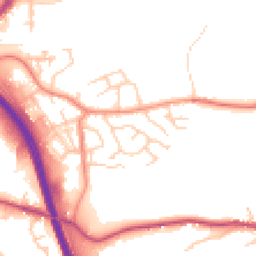 Daytime road noise heatmap for HX5 9QJ