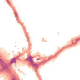 Night-time road noise heatmap for IG1 1AS