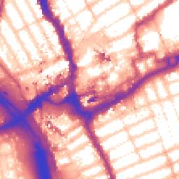 Daytime road noise heatmap for IG1 1BA