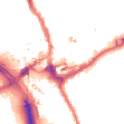 Night-time road noise heatmap for IG1 1BA